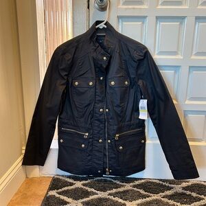 New Never Worn With Tags-Tommy Hilfiger Navy Blue Wax Jacket